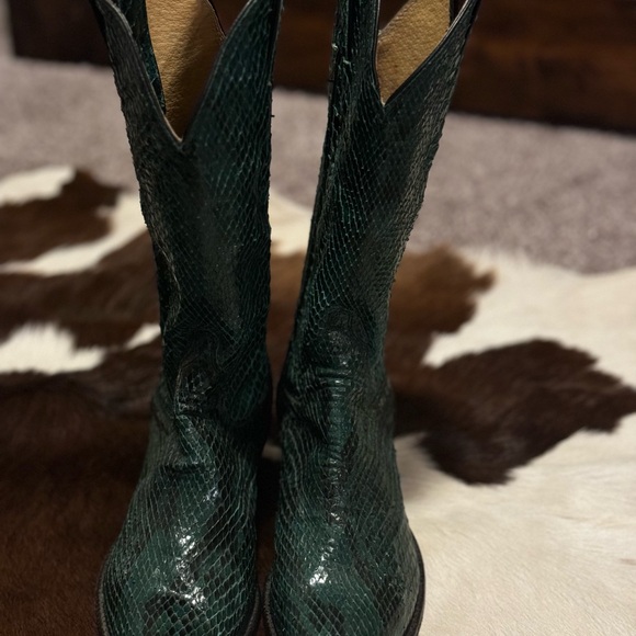 Vintage Justin python boots - Picture 2 of 2